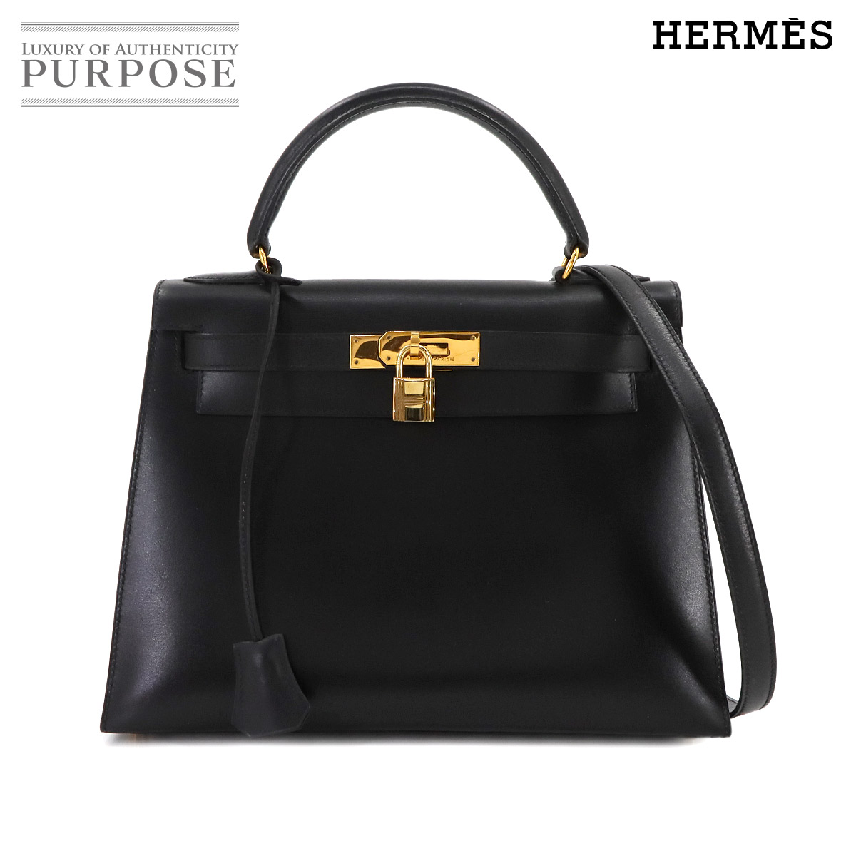 楽天市場】【極美品】HERMES エルメス ケルゴ ボックスカーフ ブラック