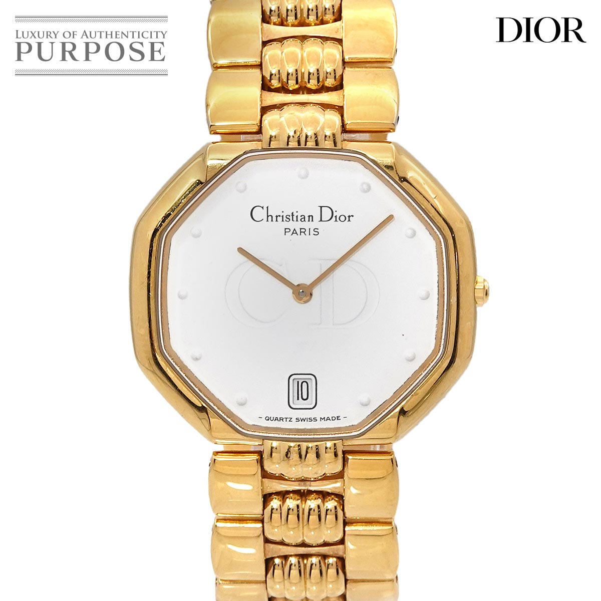 クリスチャンディオール 不動 クリスチャン ディオール オクタゴン 45.134 楽天市場】クリスチャンディオール 45.134 オクタゴン 腕時計 GP