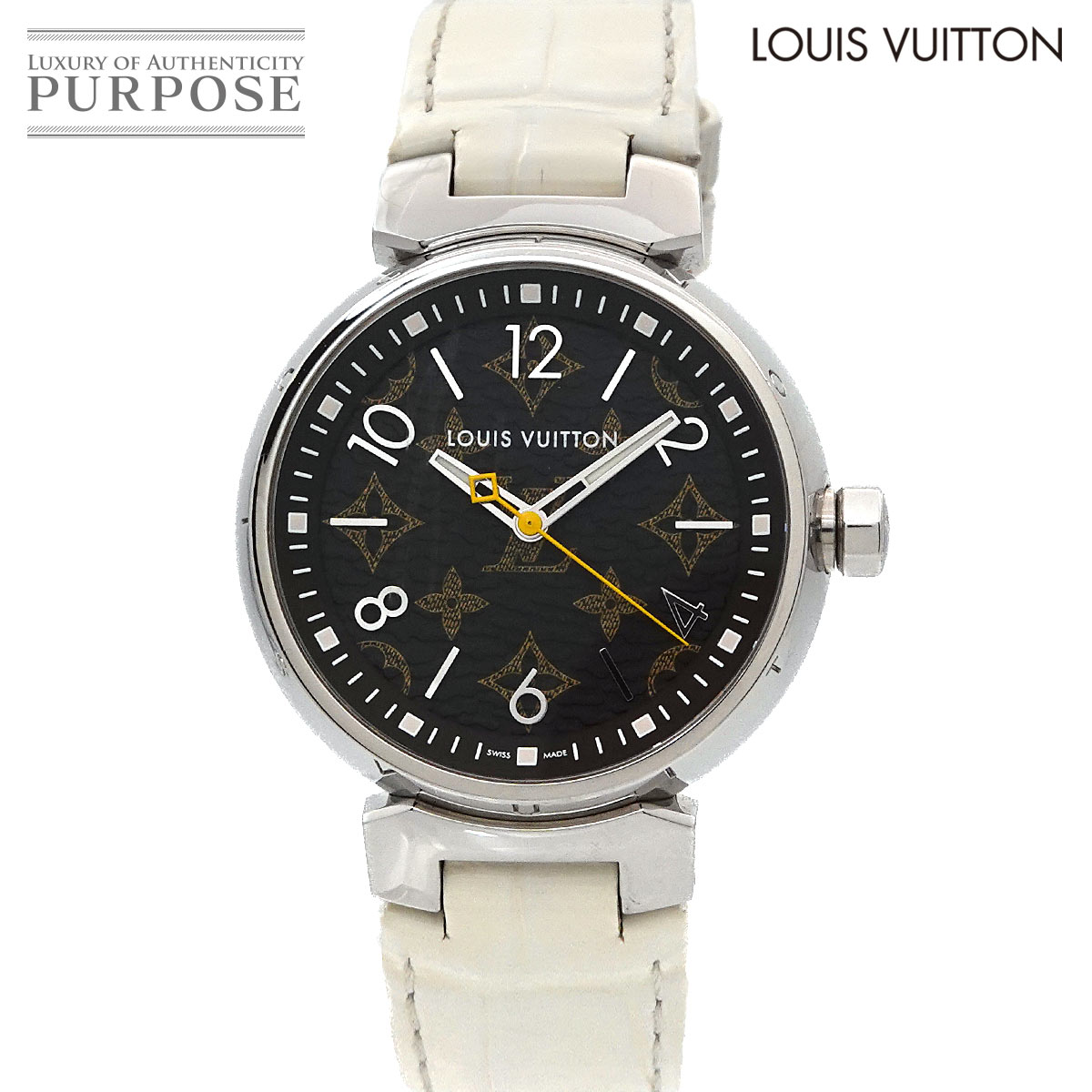 未使用☆超美品☆ルイヴィトン　タンブールスリムPM　レディース腕時計 90245909-03.jpg