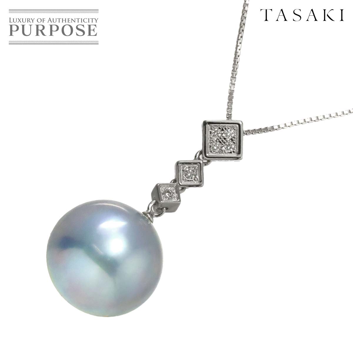 楽天市場】TASAKI【田崎真珠】K18YG マベパール付ネックレス 約45cm/約