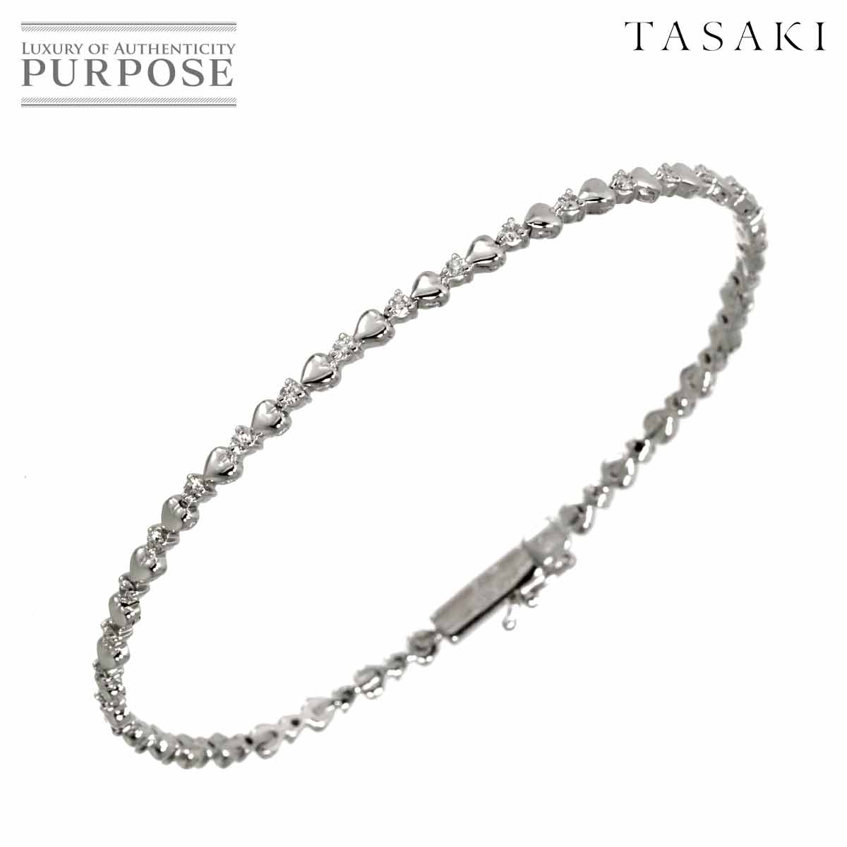 楽天市場】タサキ TASAKI デザインブレスレット プラチナ YG イエロー