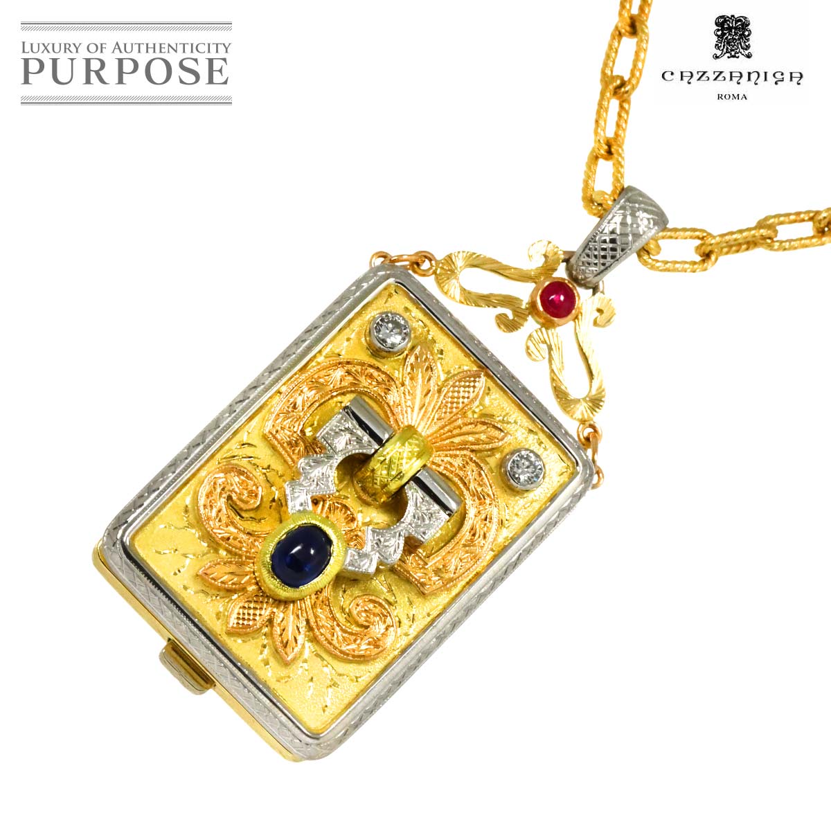 楽天市場】キャンペザン CHIAMPESAN ネックレス K18イエローゴールド