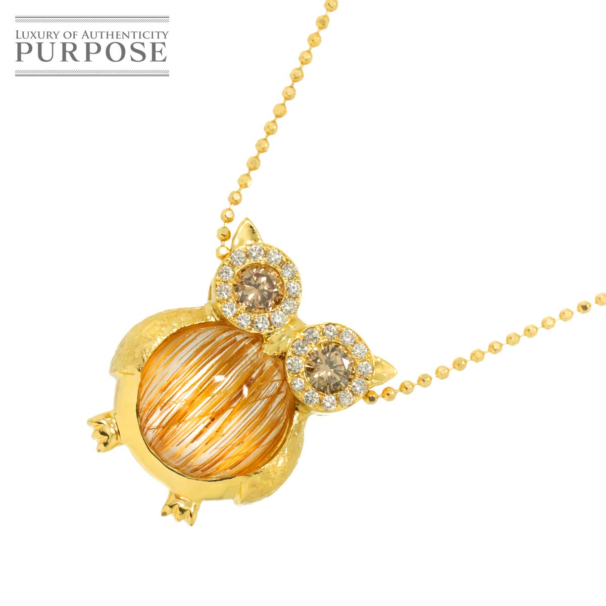 楽天市場】NANIS(ナニス) ネックレス ルチルクォーツ/ダイヤモンド 計