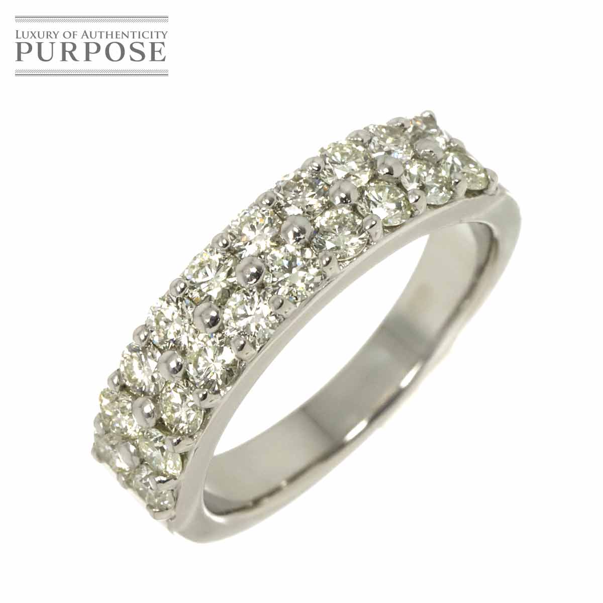 pt900．ファションリング、No.1193. おしゃれカーブのプラチナファッションリング PT900 | Jewelry SIMON