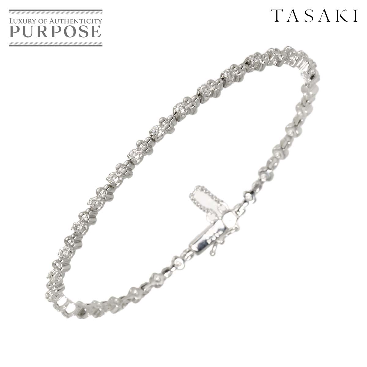 楽天市場】TASAKI タサキ デザイン ダイヤ ブレスレット 14001276-0005