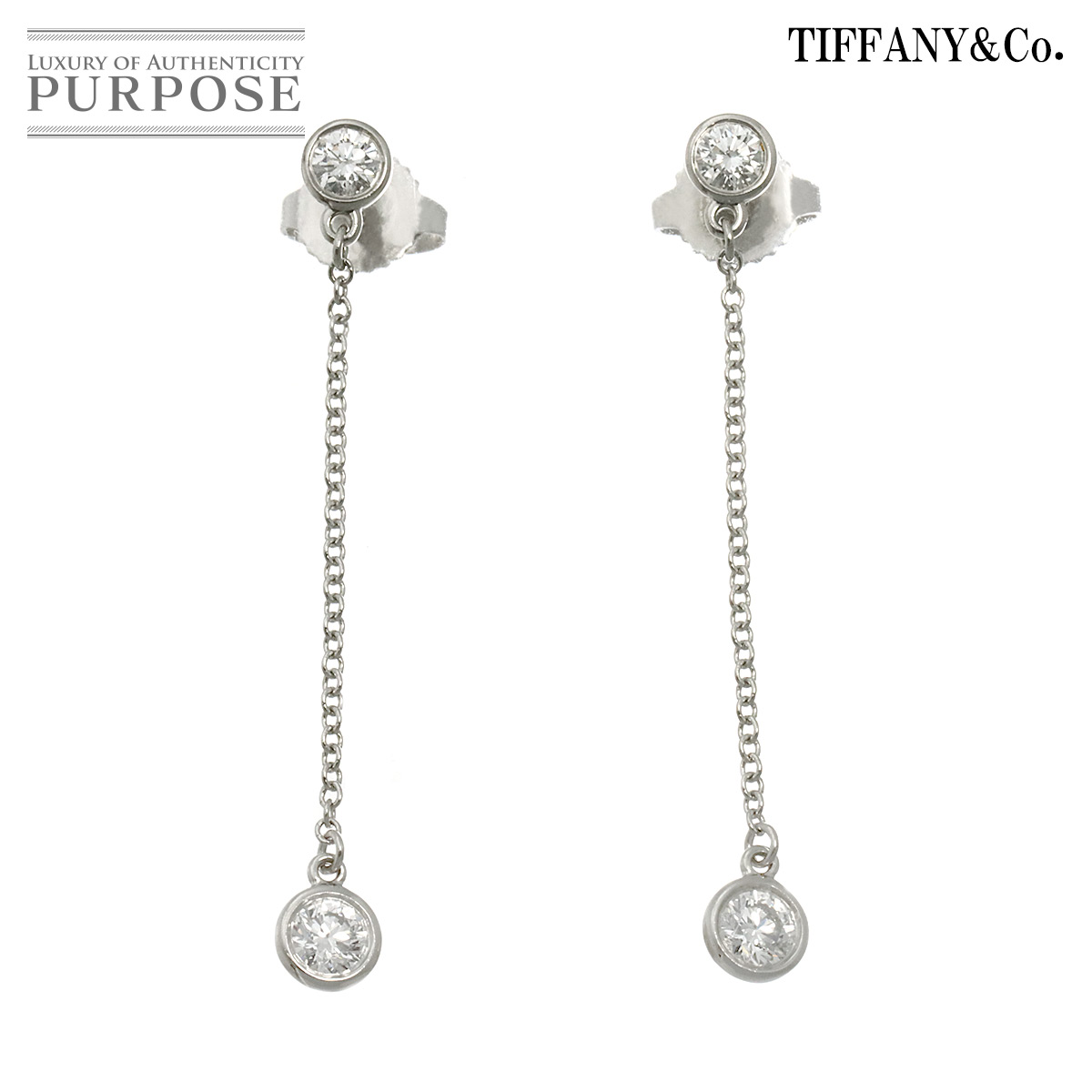 楽天市場】ティファニー Tiffany & Co. ピアス バイザヤード K18YG