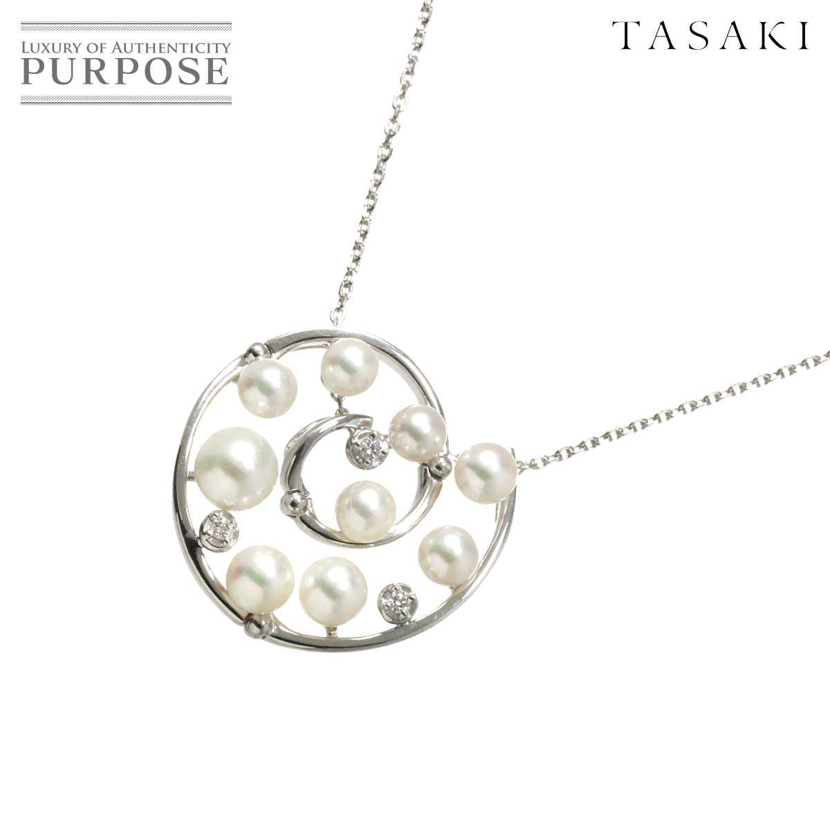 楽天市場】【新品同様】 タサキ TASAKI ファイン リンク アコヤ真珠