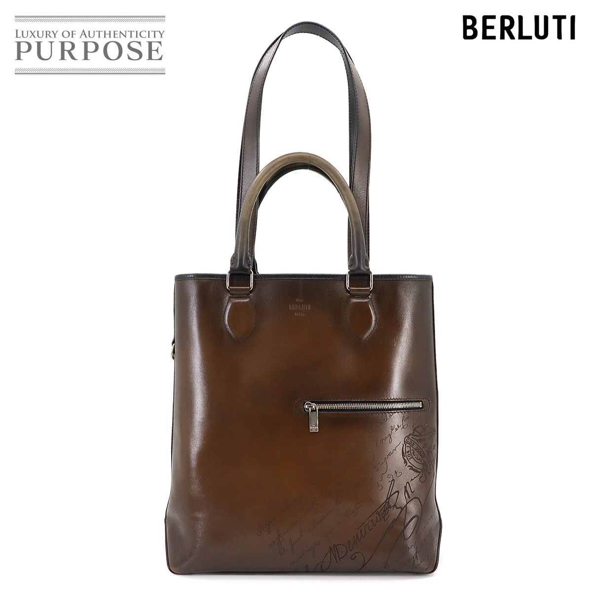 楽天市場】【中古】 Berluti （ﾍﾞﾙﾙｯﾃｨ） ﾄｩｼﾞｭｰﾙ ﾊﾞｰﾃｨｶﾙ ﾈｵ ﾄｰﾄﾊﾞｯｸﾞ