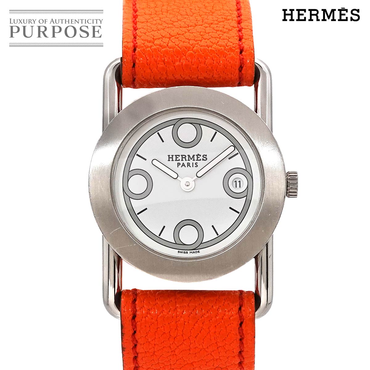 楽天市場】【ウォッチ】HERMES エルメス バレニア スクエア レディース