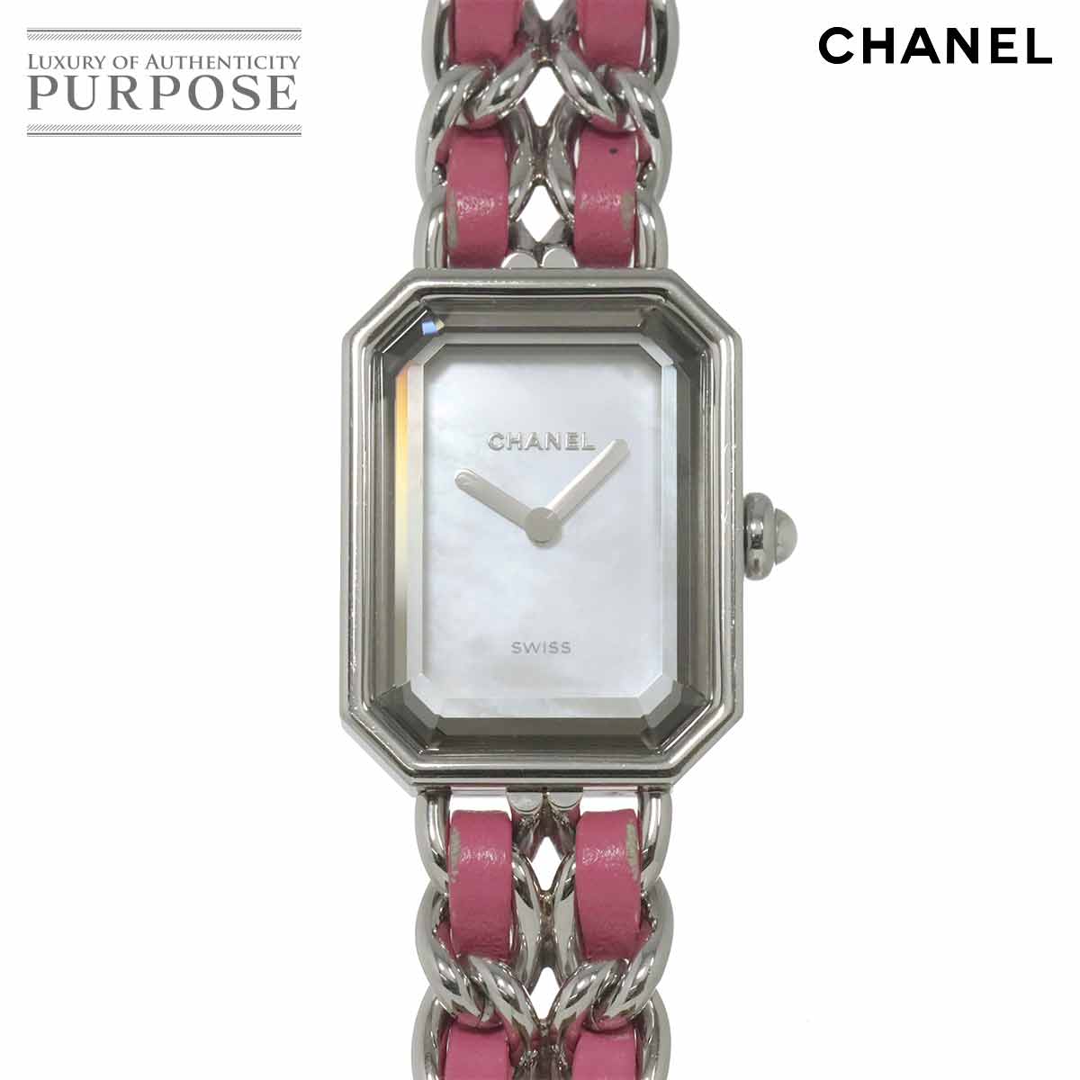 シャネル CHANEL プルミエール ロック H6360 世界限定1000本 レディース 腕時計 ホワイトシェル クォーツ ウォッチ Premiere Rock 【中古】