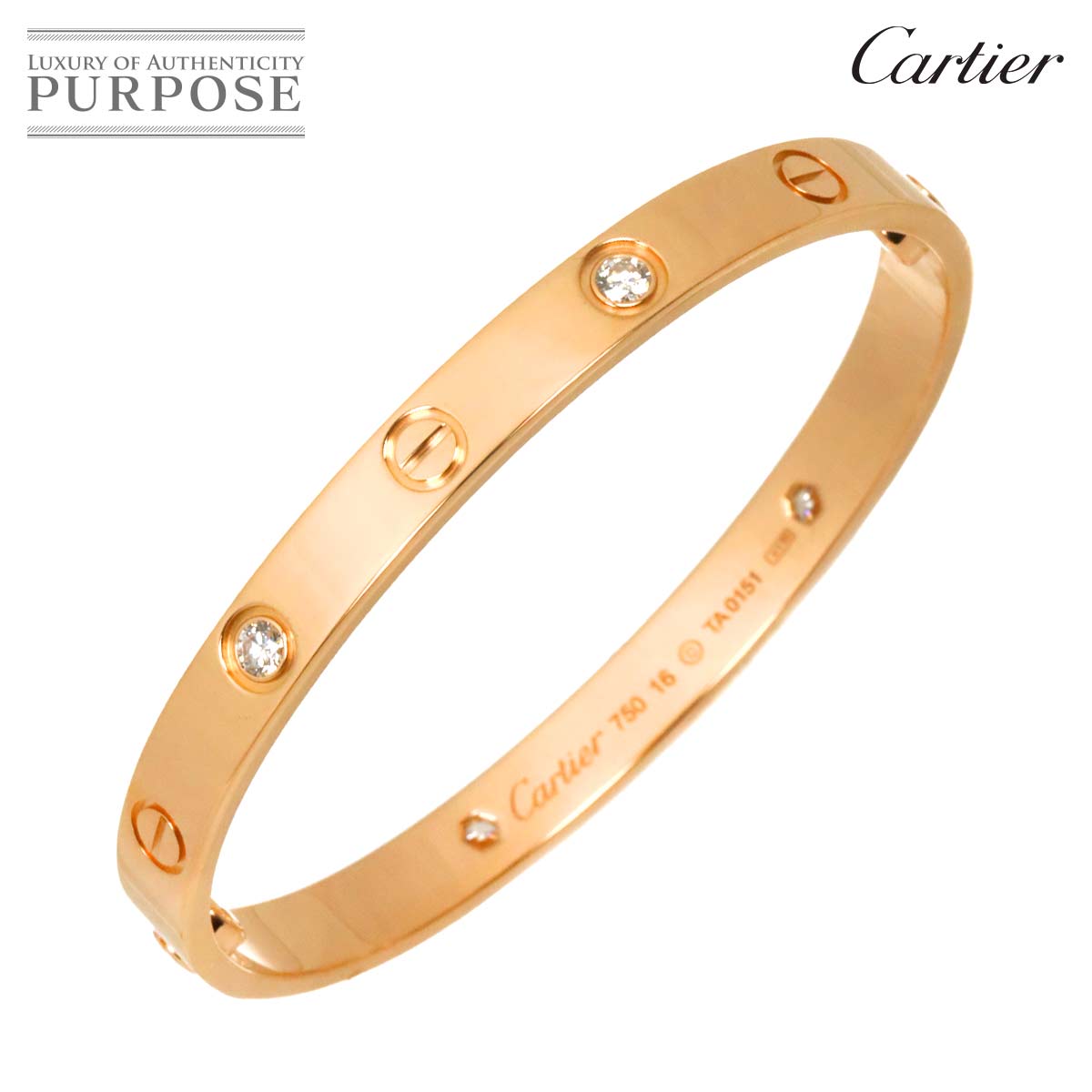 楽天市場】Cartier カルティエ LOVE ラブブレス ブレスレット オープン