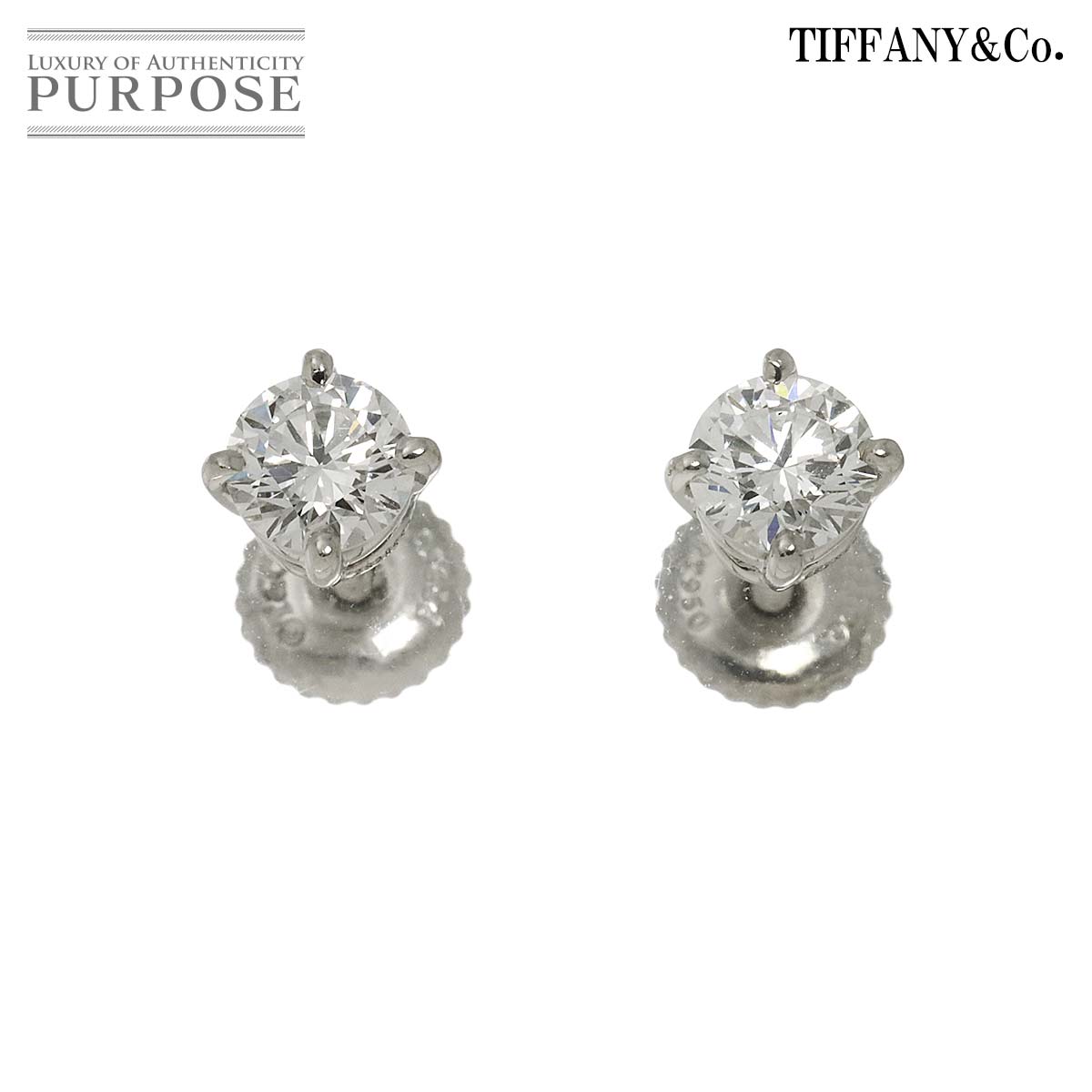 楽天市場】ティファニー ソリティア ピアス ダイヤ0.21ct I-VS2-3EX