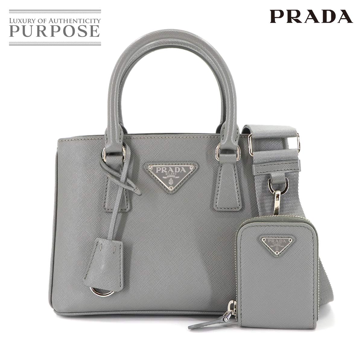 楽天市場】【未使用品】【バッグ】PRADA プラダ ガレリア ミディアム