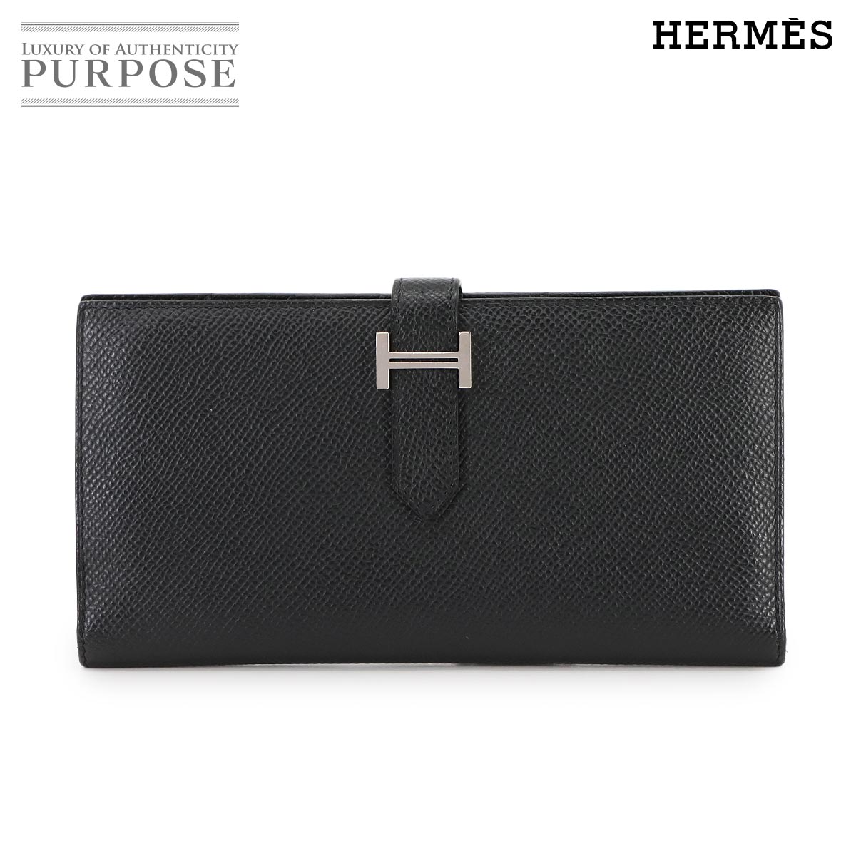 楽天市場】【財布】HERMES エルメス ベアン クラシック 2つ折長財布 二