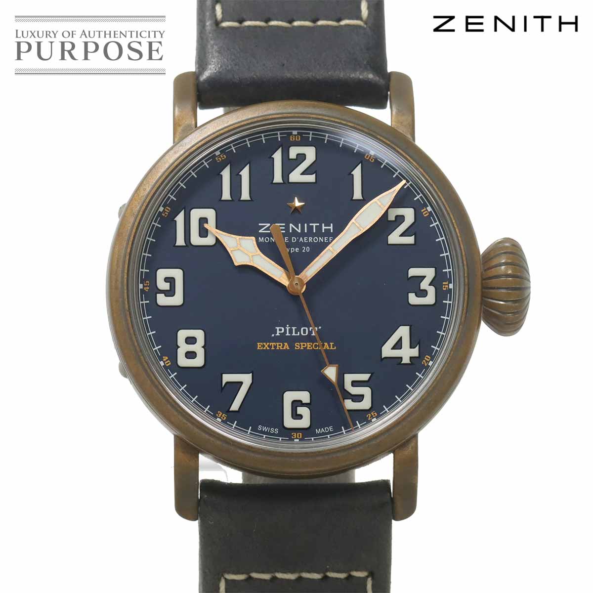 ゼンデン 楽天市場】ゼニス ZENITH パイロット タイプ20 エクストラスペシャル
