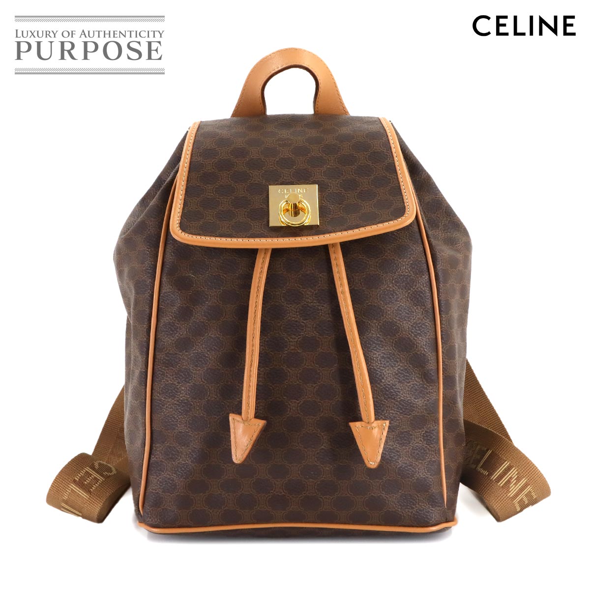 楽天市場】【バッグ】CELINE セリーヌ マカダム柄 バックパック