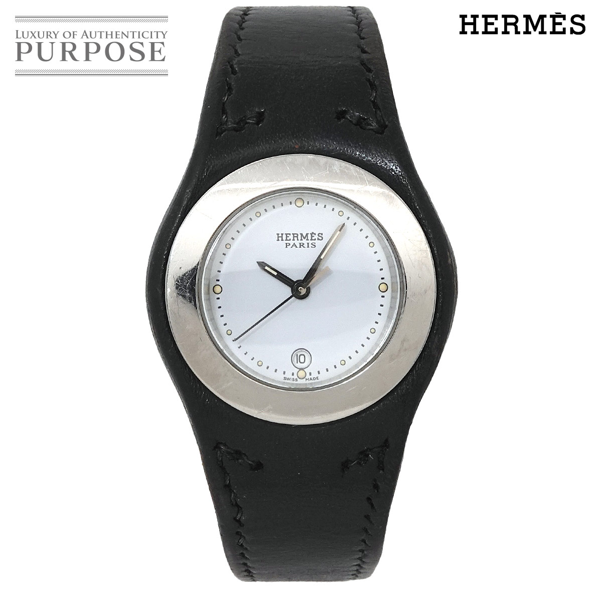 楽天市場】☆内箱・保証書付き【HERMES】エルメス アーネ クロノグラフ