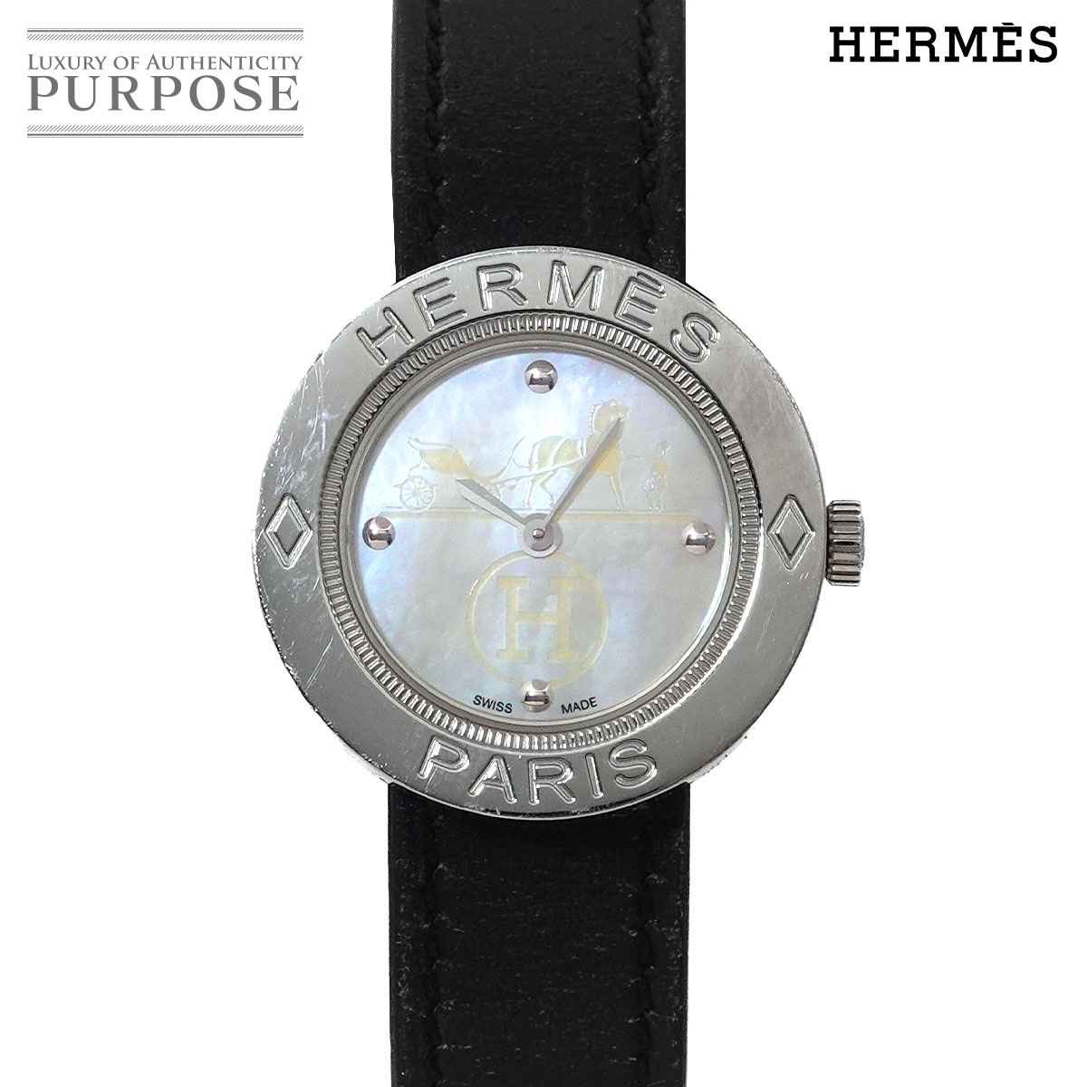 楽天市場】エルメス エスパス 腕時計 ES2.210 クオーツ シルバー文字盤