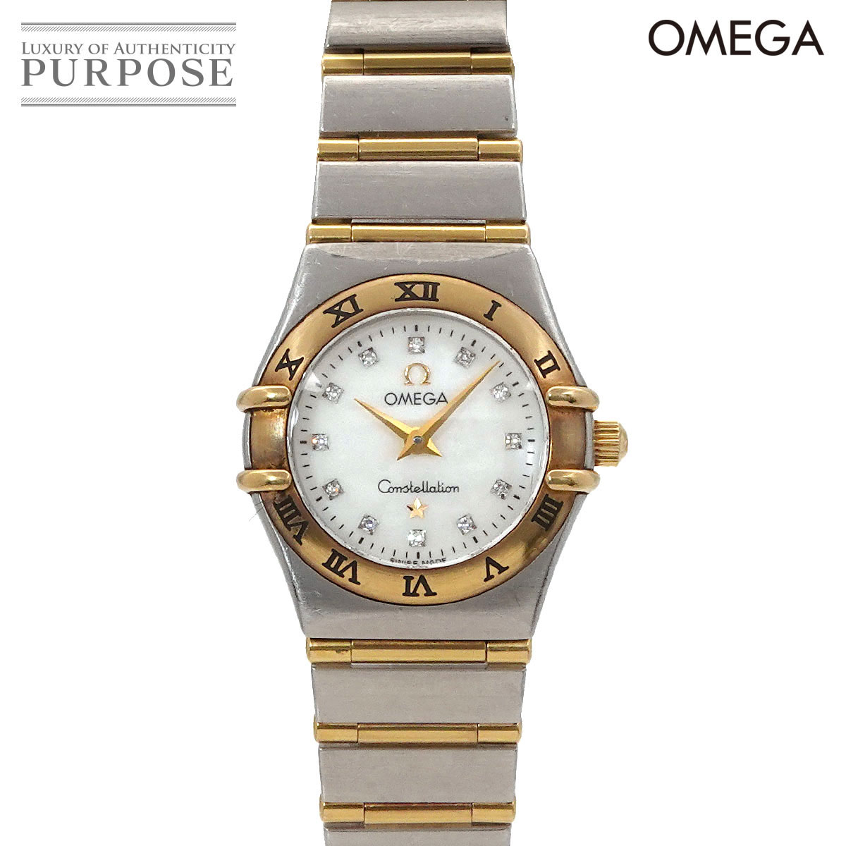 オメガ OMEGA 腕時計 12P ダイヤモンド ゴールド YG クォーツ 楽天市場】【ウォッチ】OMEGA オメガ コンステレーション ミニ
