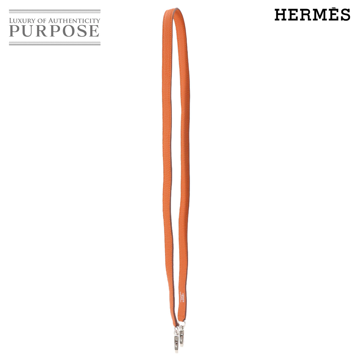 【新品負けず劣らず】 エルメス HERMES ケリー ボリード 肩肉 同盟罷工一回り トリヨンクレマンス なめし革 オレンジ色 小物 Shoulder strap 【中古】