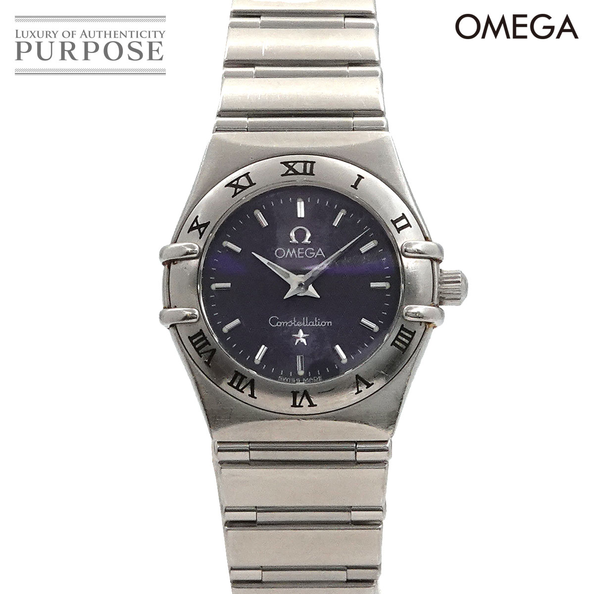 ゼロ OMEGA コンステレーション 1562 40 レディース ウォッチ 薄墨色 石英 御覧なさる Constellation 【中古】