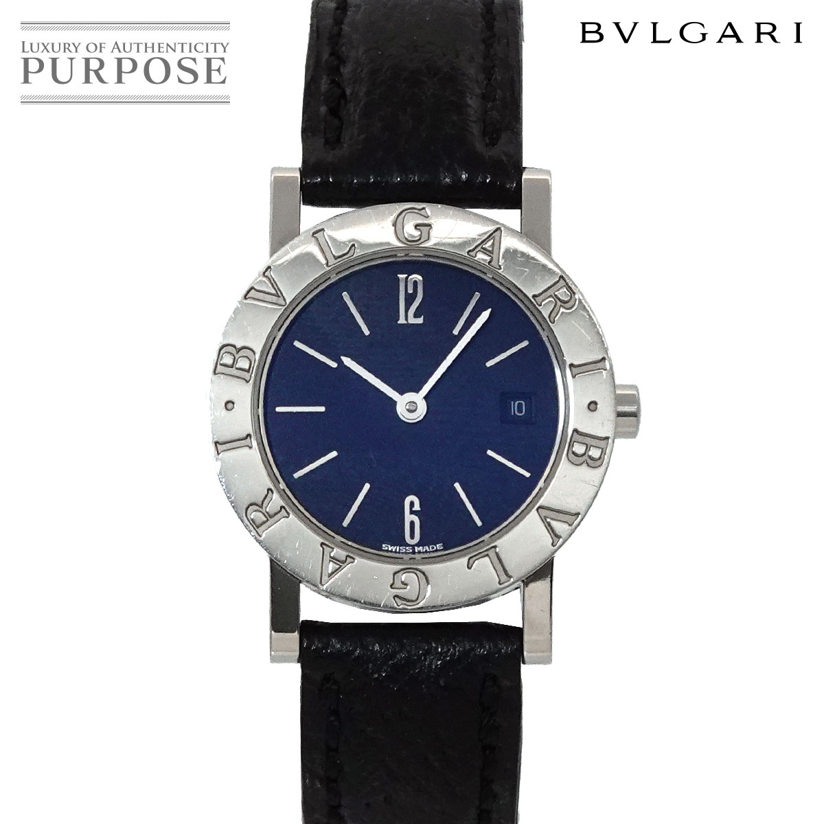 【美品】BVLGARI ブルガリ デイト BB26SL レディース 腕時計 稼働 nanaple_bvlgari-bb26