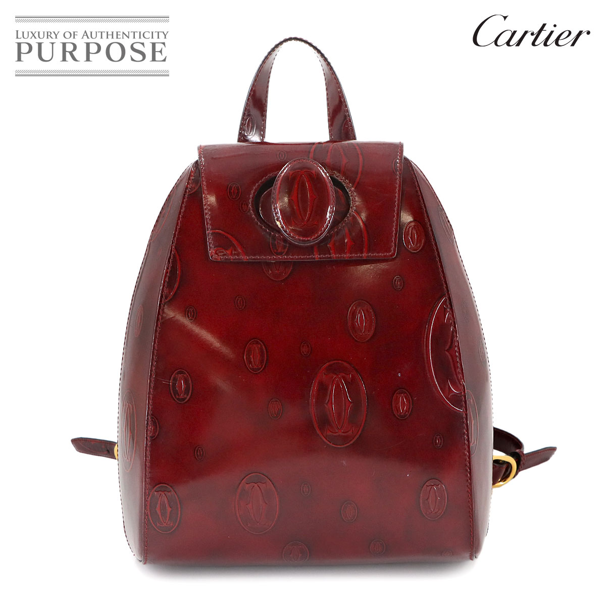 楽天市場】カルティエ バックパック リュックサック マスト カーフ