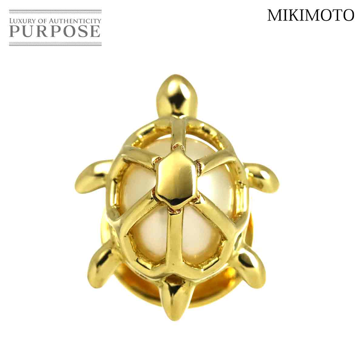 楽天市場】ミキモト MIKIMOTO ピンブローチ タートル 亀 モチーフ