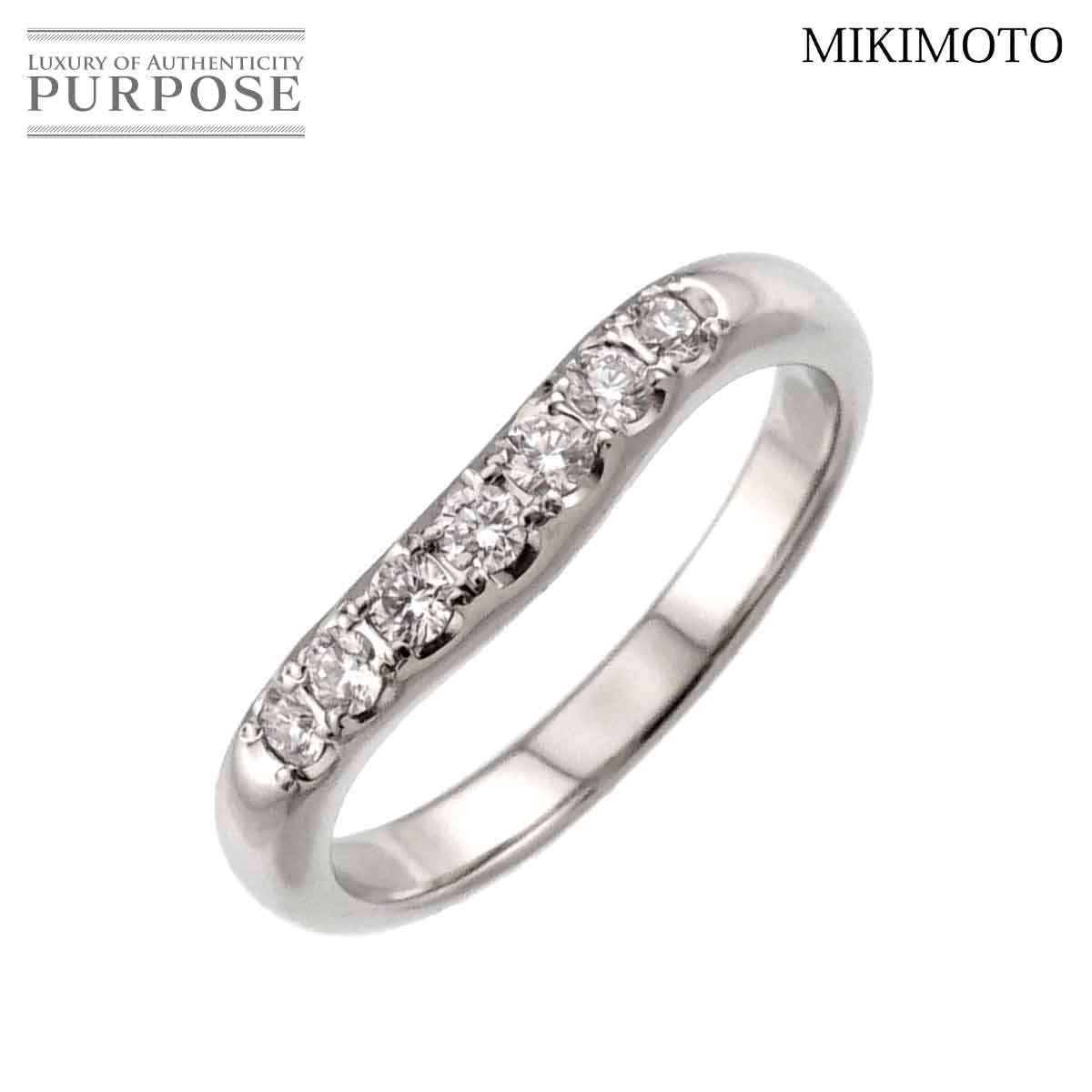 楽天市場】ミキモト MIKIMOTO リング ハーフエタニティ プリンセス