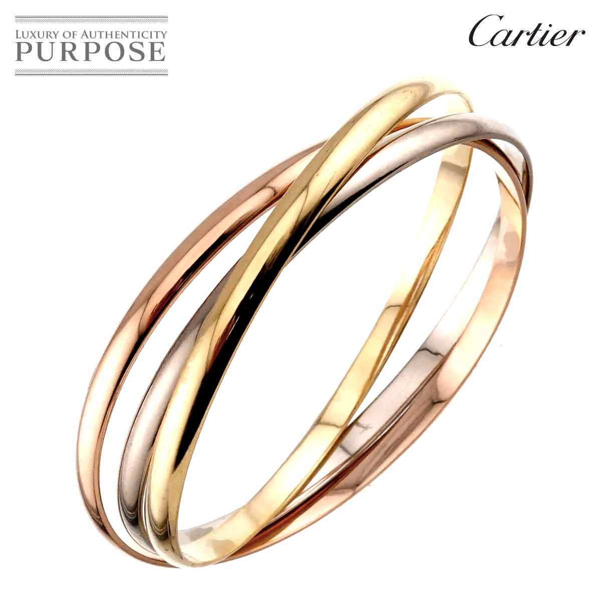 楽天市場】カルティエ Cartier ブレスレット トリニティ トリプル