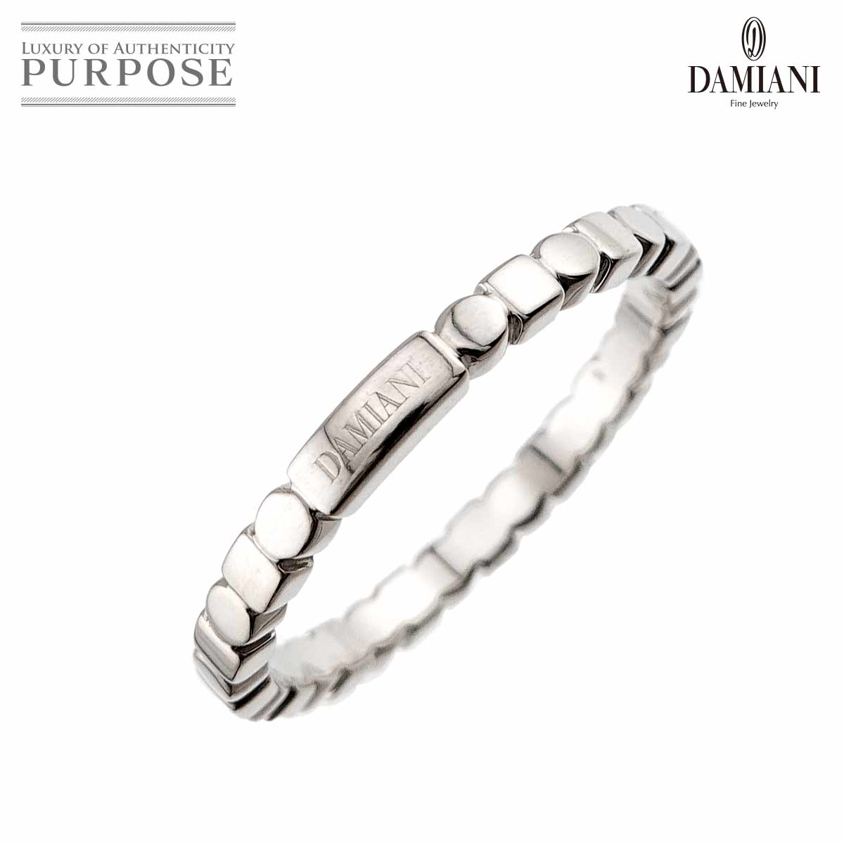 【新品同様】 ダミアーニ DAMIANI ベルエポック 24号 リング Pt プラチナ 指輪 Ring 【証明書付き】【中古】