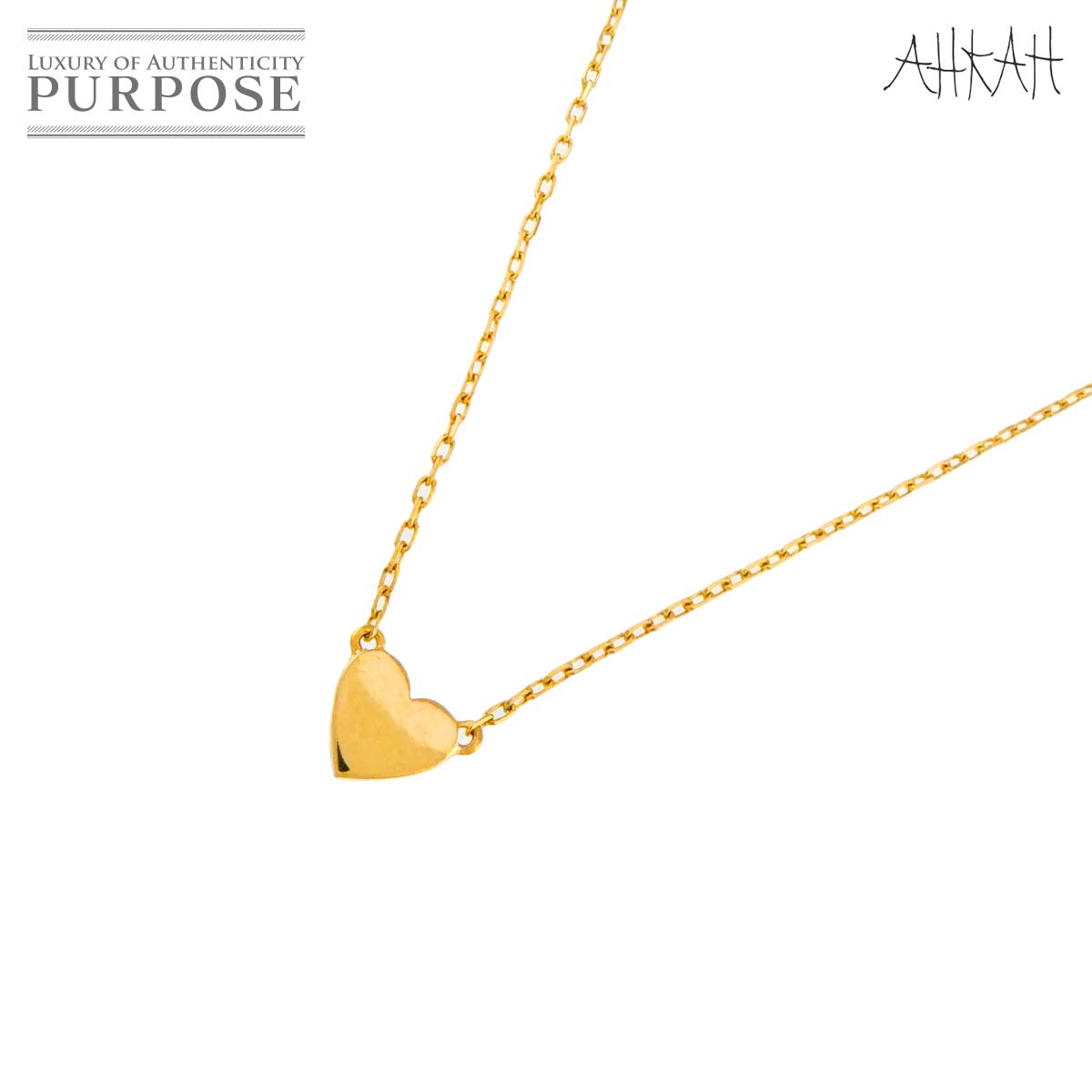 楽天市場】【AHKAH】アーカー『K18YG シャボンハート ネックレス
