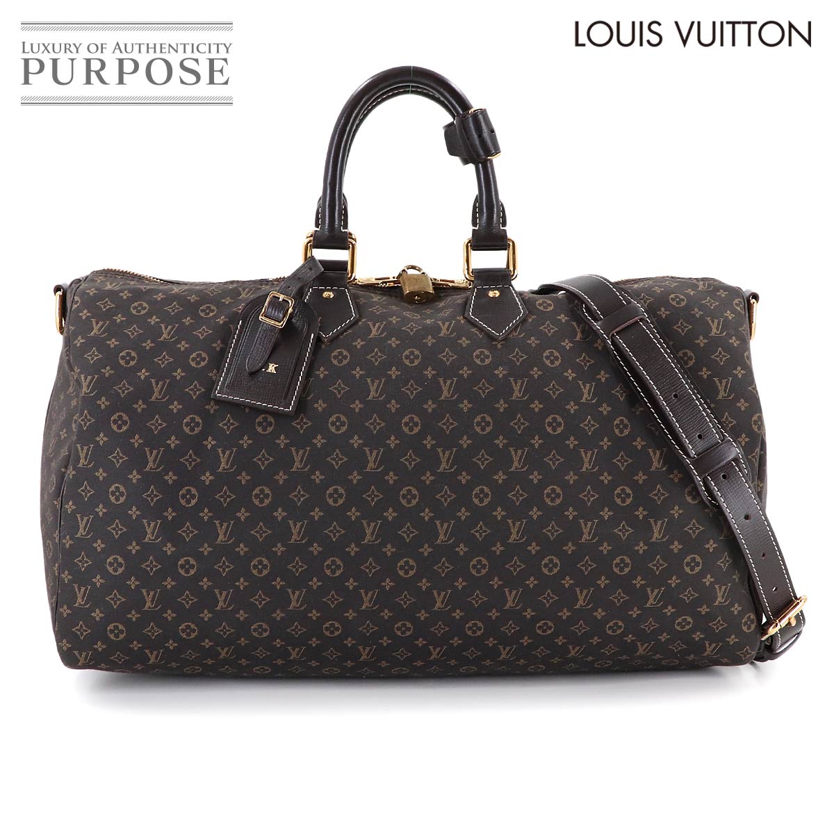 ルイ ヴィトン LOUIS VUITTON モノグラム イディール スピーディ ヴァワヤージュ 45 2way ボストン ショルダー バッグ フザン M56705 Speedy Voyage 45 【中古】