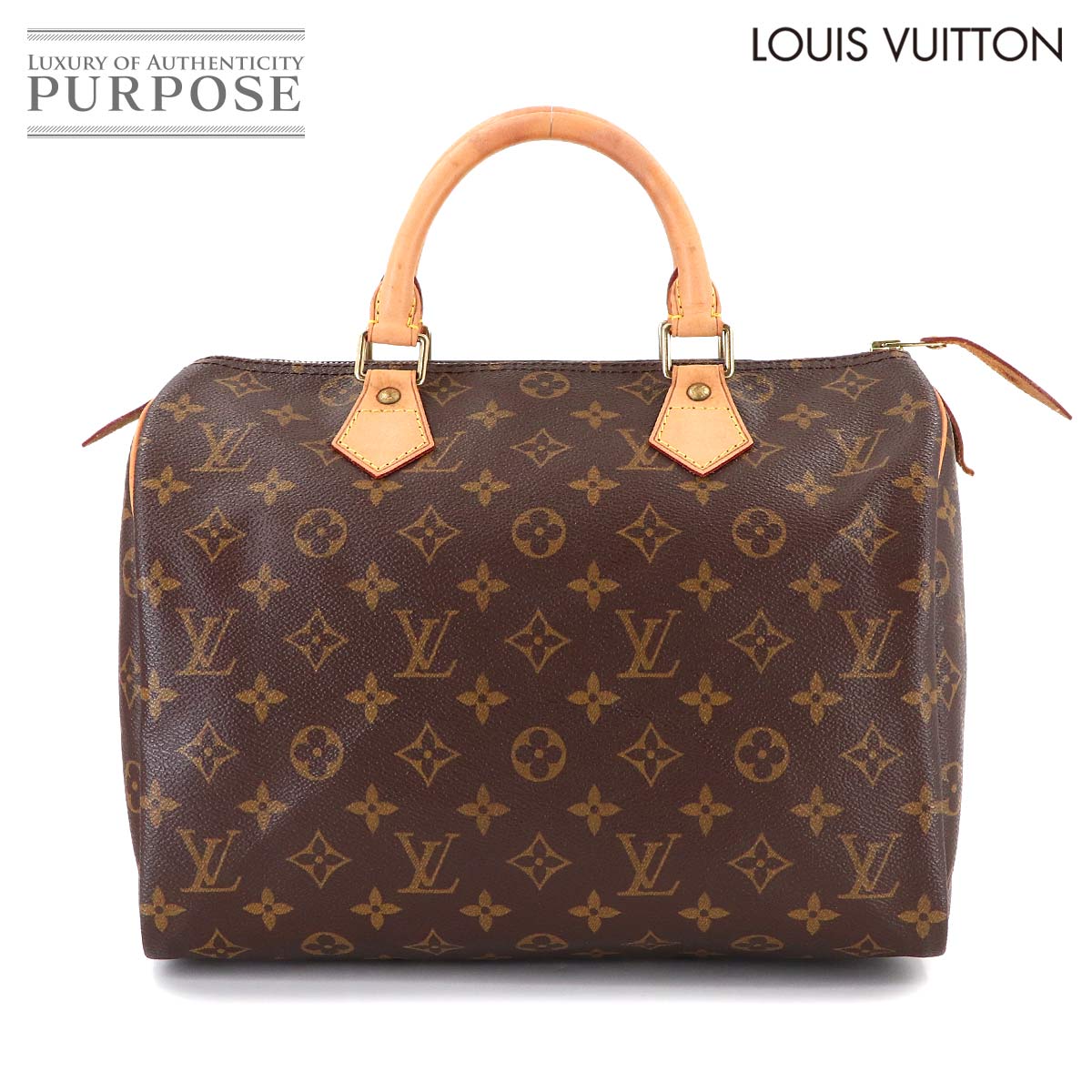 ルイ ヴィトン LOUIS VUITTON モノグラム スピーディ 30 御手々 御徒面子 赤銅色 M41526 ゴールド 金具 Speedy 30 【中古】 レディースバッグ-バッグ・小物・ブランド雑貨