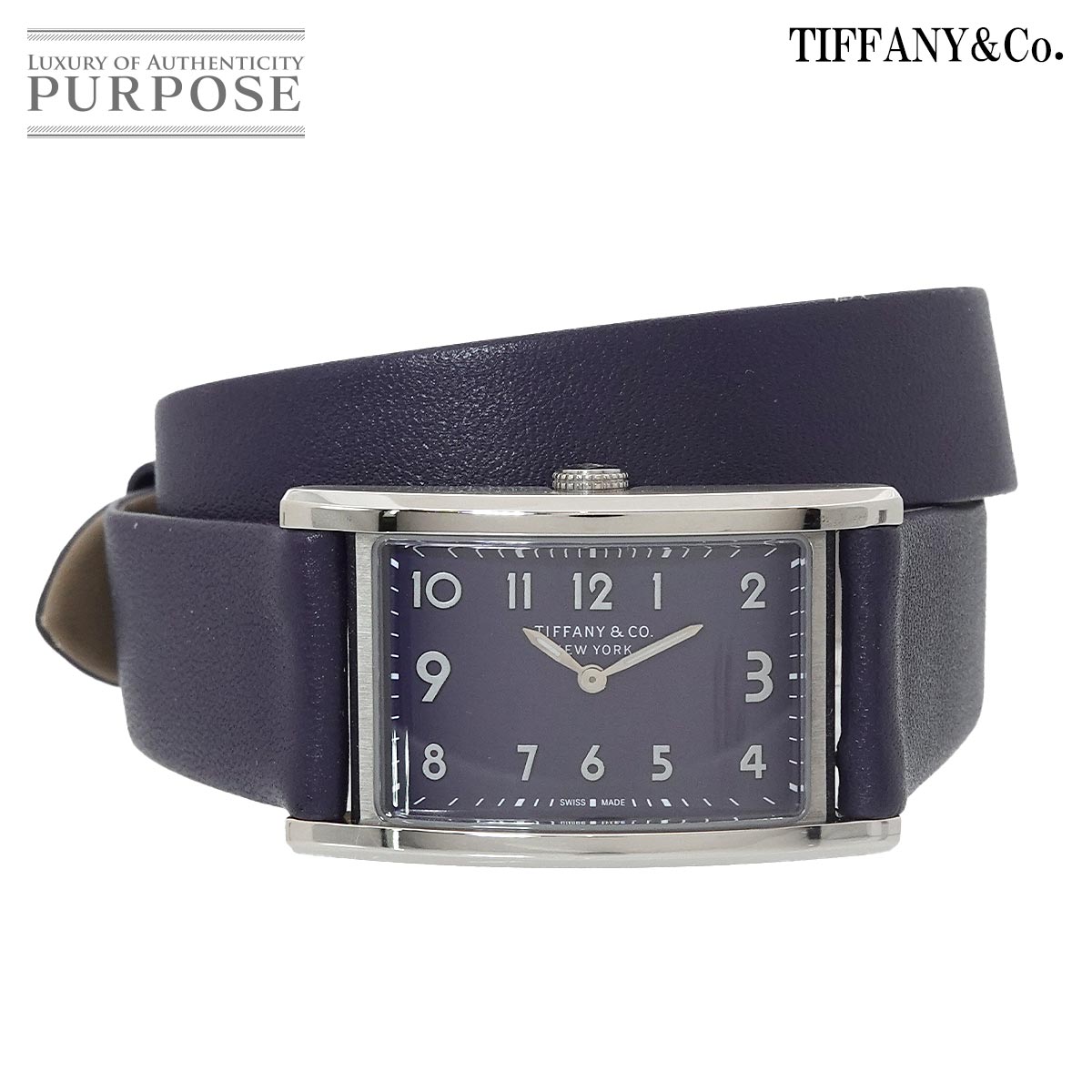 ティファニー TIFFANY\u0026Co. パン種酉の方角 ミニ 36668644 レディース ウオッチ 米国海軍 石英 ご覧なさる East West Mini 【中古】