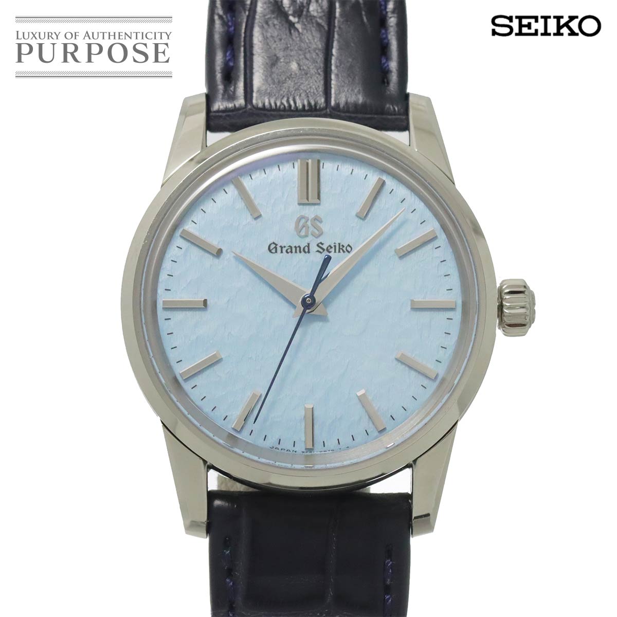 地びたセイコー GRAND SEIKO 奥ゆかしい寄せあわせ SBGX353 ボーイズ ウオッチ 9F61-0AR0 青碧 石英 御覧になる Elegance collection 【中古】