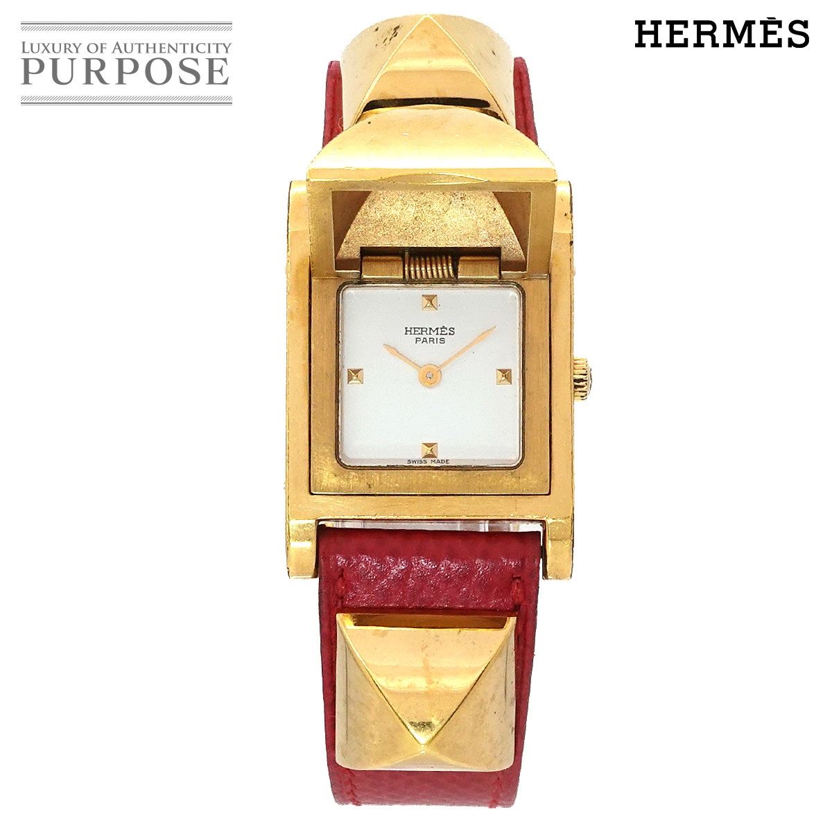 楽天市場】HERMES エルメス キャプテンニモ デイト アイボリー文字盤