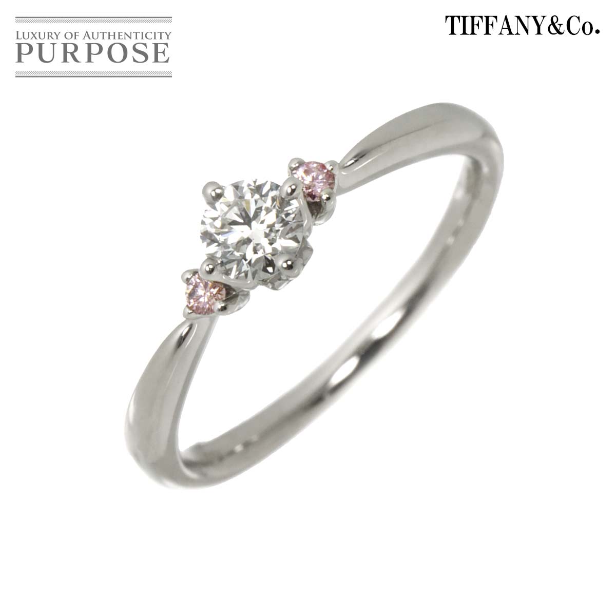 【新品同様】 フォーエバーマーク FOREVERMARK ダイヤ 0.23 F/SI1/VG 0.03/0.02ct 9号 リング Pt プラチナ 指輪 Diamond Ring【鑑定書・証明書】【中古】｜VINTAGE LOVER PURPOSE