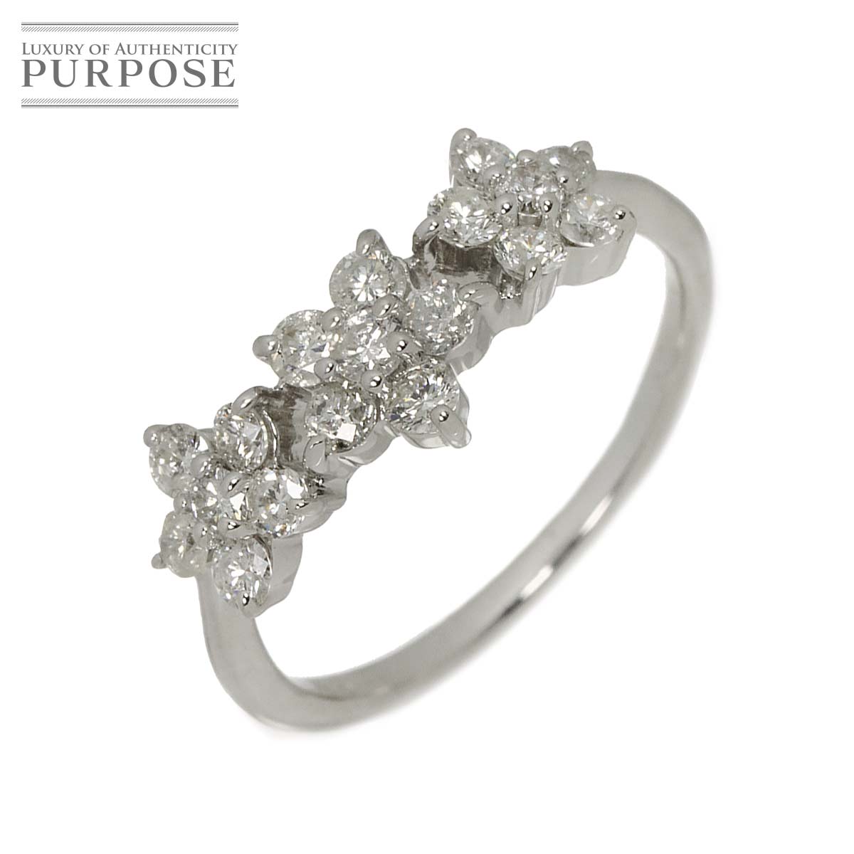 【新品仕上げ】 リング 12号 ダイヤ 0.70ct K18 WG ホワイトゴールド 750 指輪 Diamond Ring 【中古】|VINTAGE LOVER PURPOSE