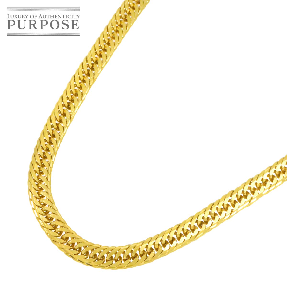 【新品仕上げ】 K18 喜平 ネックレス 60cm 50.5g 幅5.9mm イエローゴールド キヘイ kihei necklace 【中古】