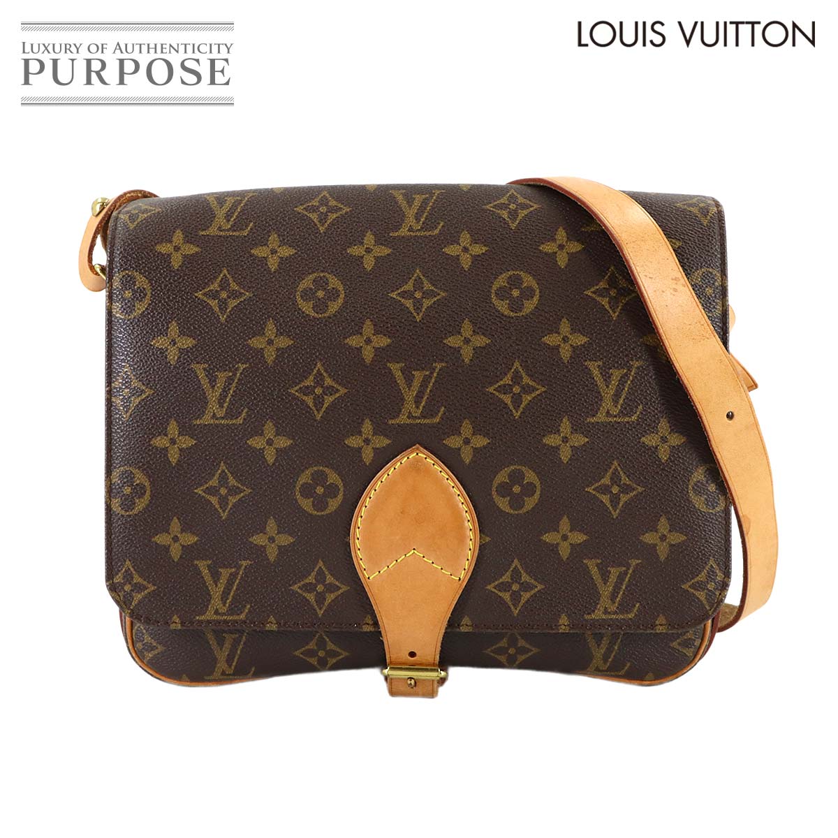 ルイ ヴィトン LOUIS VUITTON モノグラム カルトシエール GM 肩先 御徒面子 赤銅色 M51252 Cult Ciel 【中古】