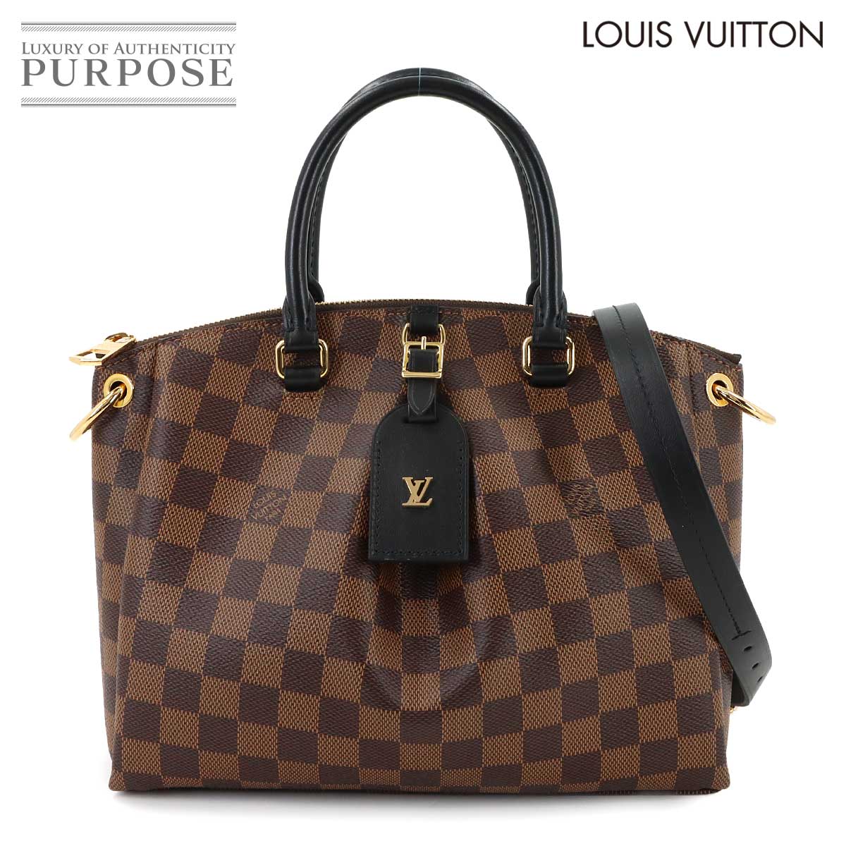 【新品負けず劣らず】 ルイ ヴィトン LOUIS VUITTON ダミエ オデオン トート PM 2way お手々 肩部 御徒面子 エベヌ N45282 RFID Odeon Tote PM 【中古】