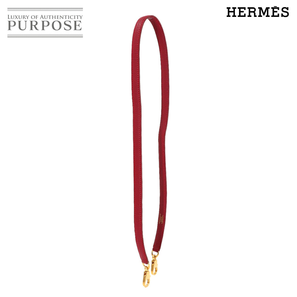 エルメス HERMES ケリー ボリード 肩肉 同盟罷工一回り 峡湾 ルージュヴィフ ゴールド 金具 赤いこと Shoulder strap 【中古】