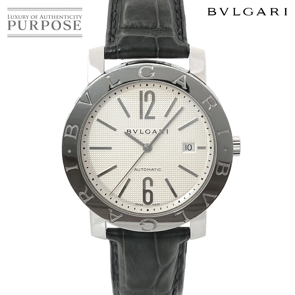 ブルガリ BVLGARI ブルガリブルガリ BB42SLAUTO メンズ 腕時計 デイト シルバー オートマ 自動巻き ウォッチ BVLGARIBVLGARI 【中古】｜VINTAGE LOVER PURPOSE 97,900円