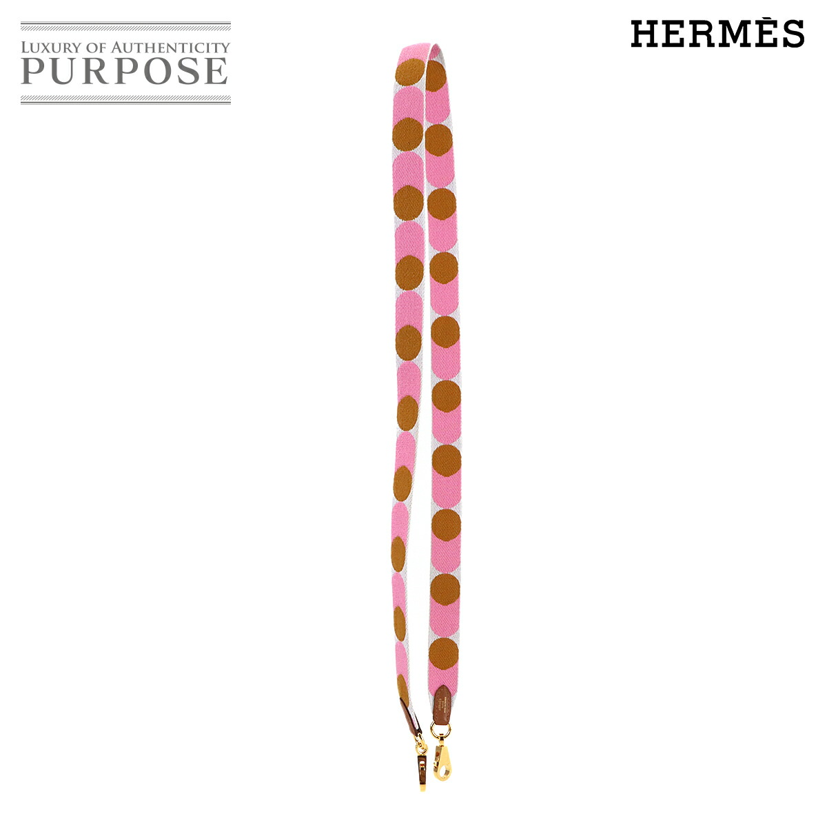 【新品負けず劣らず】 エルメス HERMES バンドリエール サングル フリッパーボール 25粍 肩肉 同盟罷工一回り トワル スイフト さくら色 セサミ Z目じるし Bandouliere Sangles 【中古】