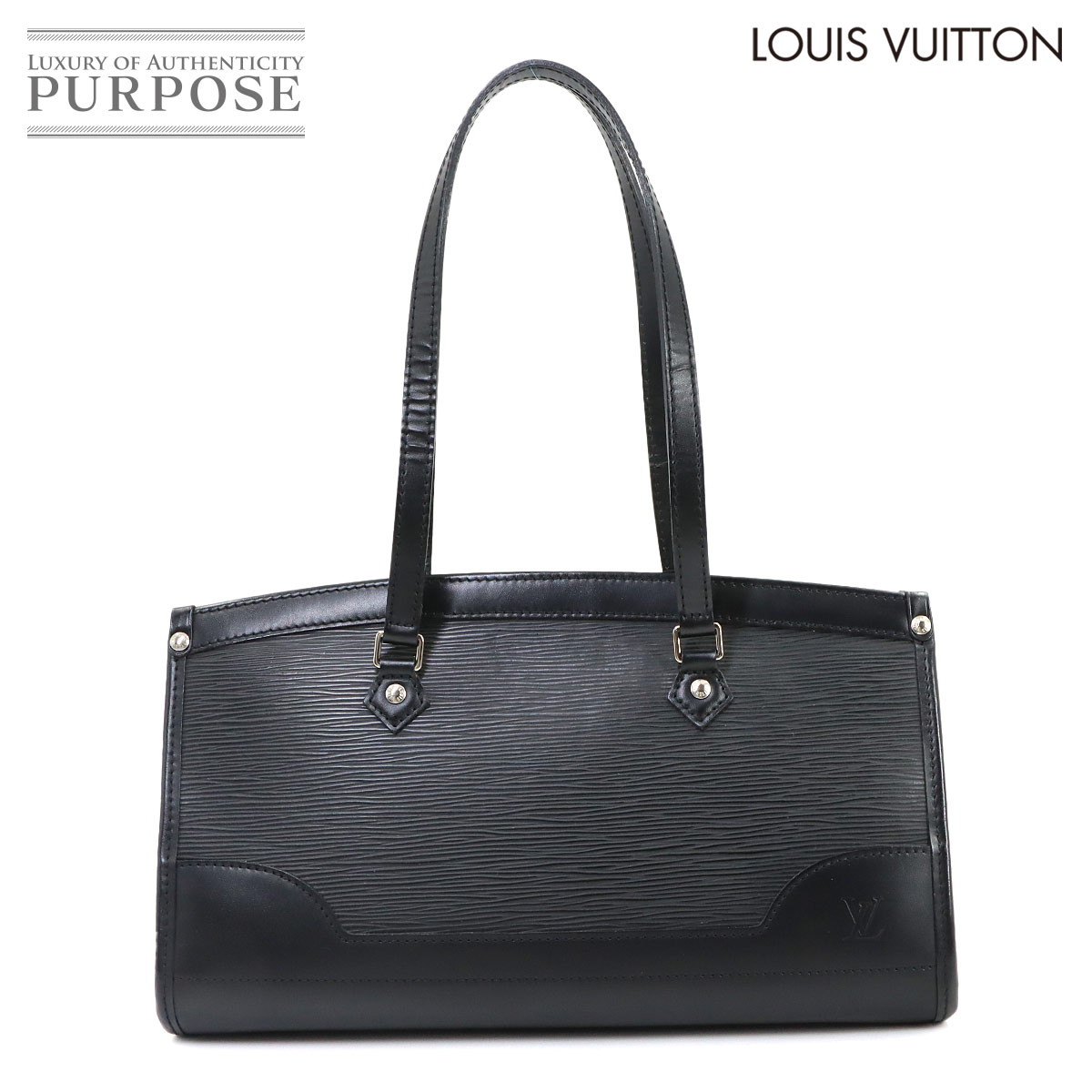 ルイ ヴィトン LOUIS VUITTON エピ マドレーヌ PM レザー ノワール M59332 シルバー 金具 Madeleine PM 【中古】