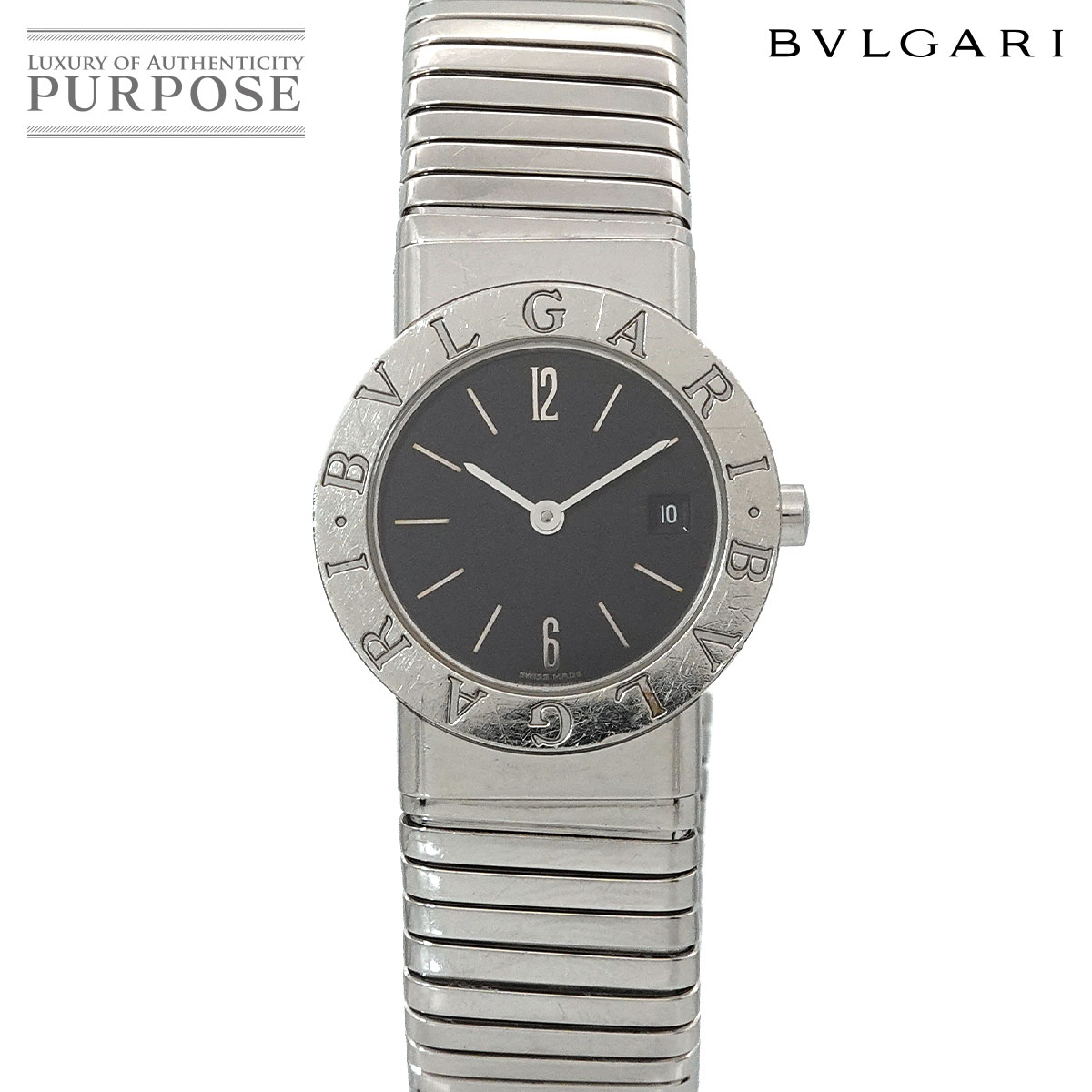 ブルガリ BVLGARI ブルガリブルガリ トゥボガス BB262TS レディース 腕時計 デイト ブラック クォーツ BVLGARIBVLGARI 【中古】 58,800円