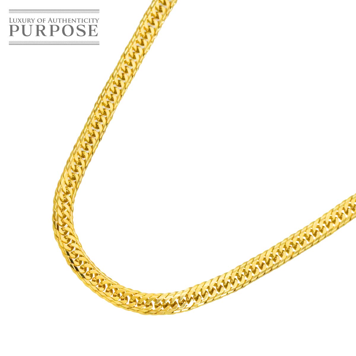 【新品仕上げ】 K18 喜平 ネックレス 50cm 20.3g 幅4.1mm イエローゴールド キヘイ kihei necklace 【中古】｜VINTAGE LOVER PURPOSE