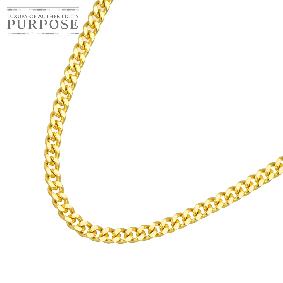 【新品仕上げ】 K18 喜平 ネックレス 59cm 2面 20.0g 幅2.9mm イエローゴールド キヘイ kihei necklace 【中古】|VINTAGE LOVER PURPOSE