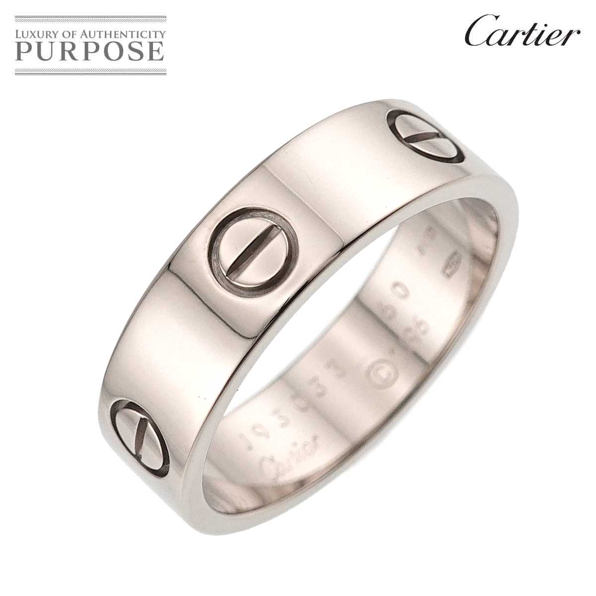 【新品同様】 カルティエ Cartier ラブ #60 リング K18 WG ホワイトゴールド 750 指輪 LOVE Ring【中古】｜VINTAGE LOVER PURPOSE 125,500円